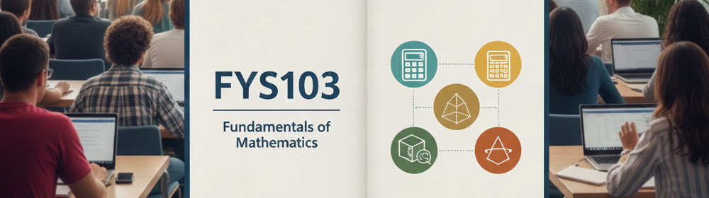 FYS103 – Fundamentals of Mathematics