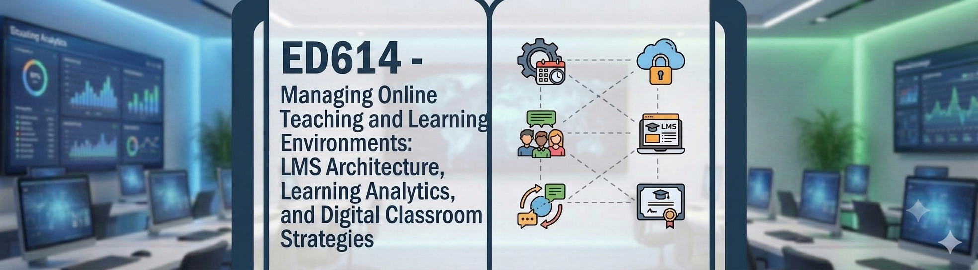 ED614 Managing Online Teaching and Learning Environments: LMS Architecture, Learning Analytics, and Digital Classroom Strategies