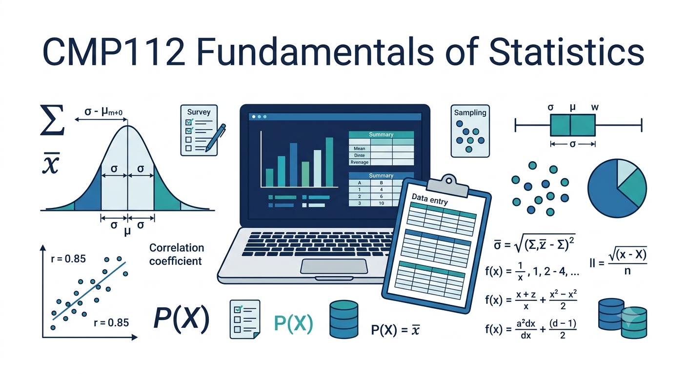 CMP112 Fundamentals of Statistics