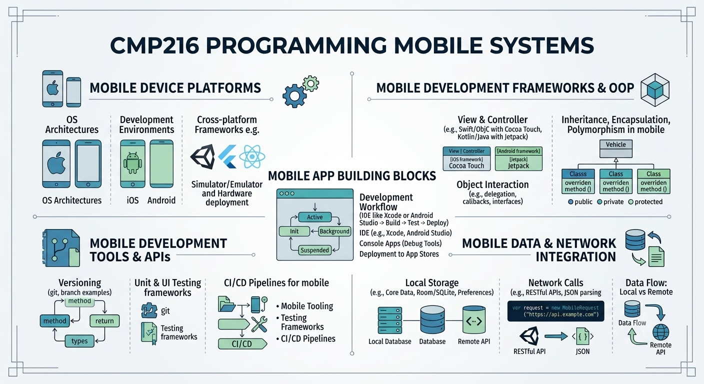 CMP216 Programming Mobile Systems