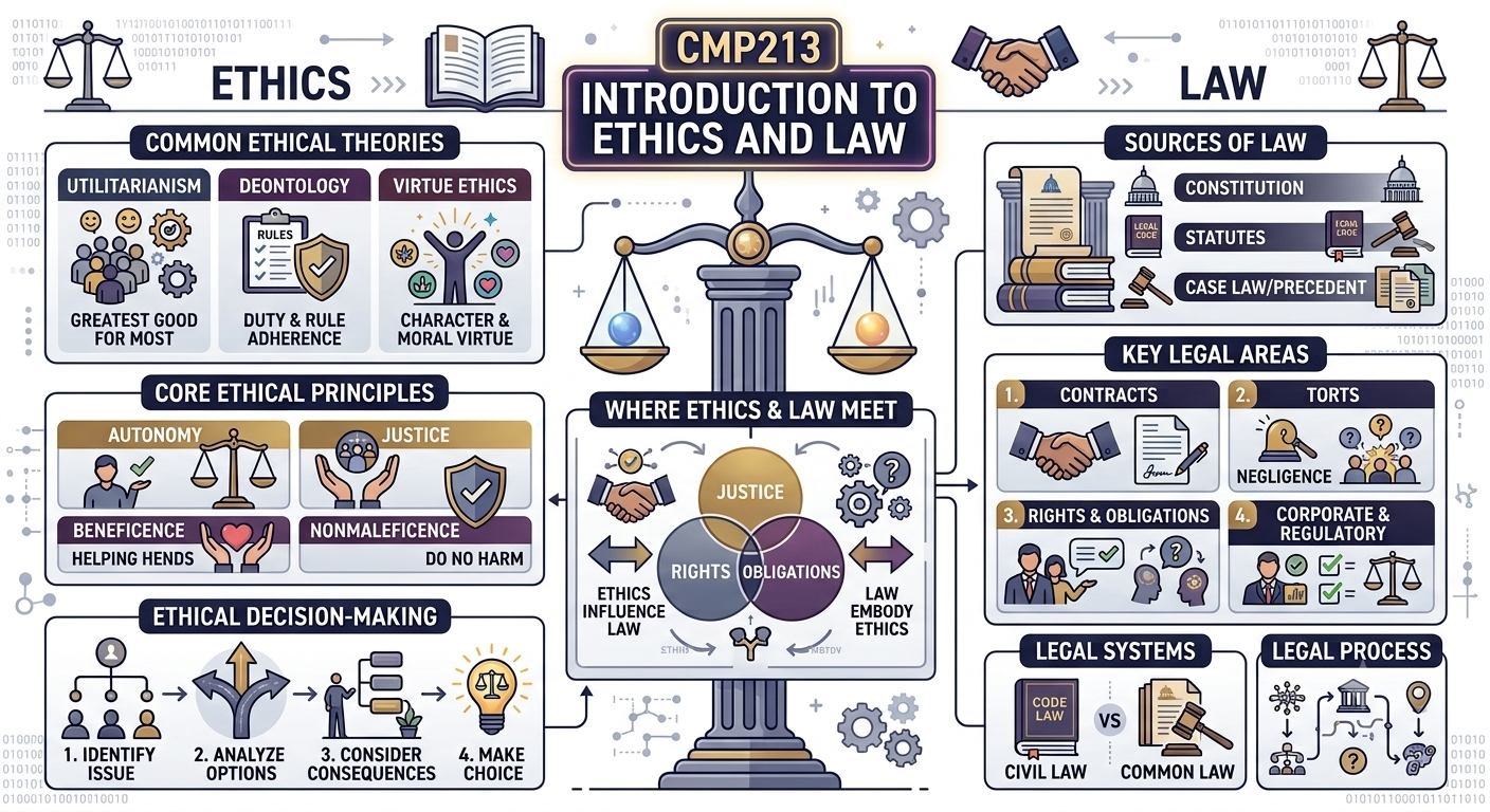 CMP213 Introduction to Ethics and Law