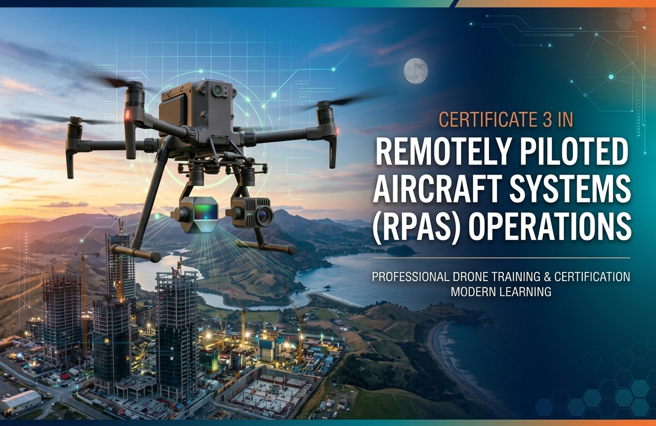 Certificate 3 in Remotely Piloted Aircraft Systems (RPAS) Operations